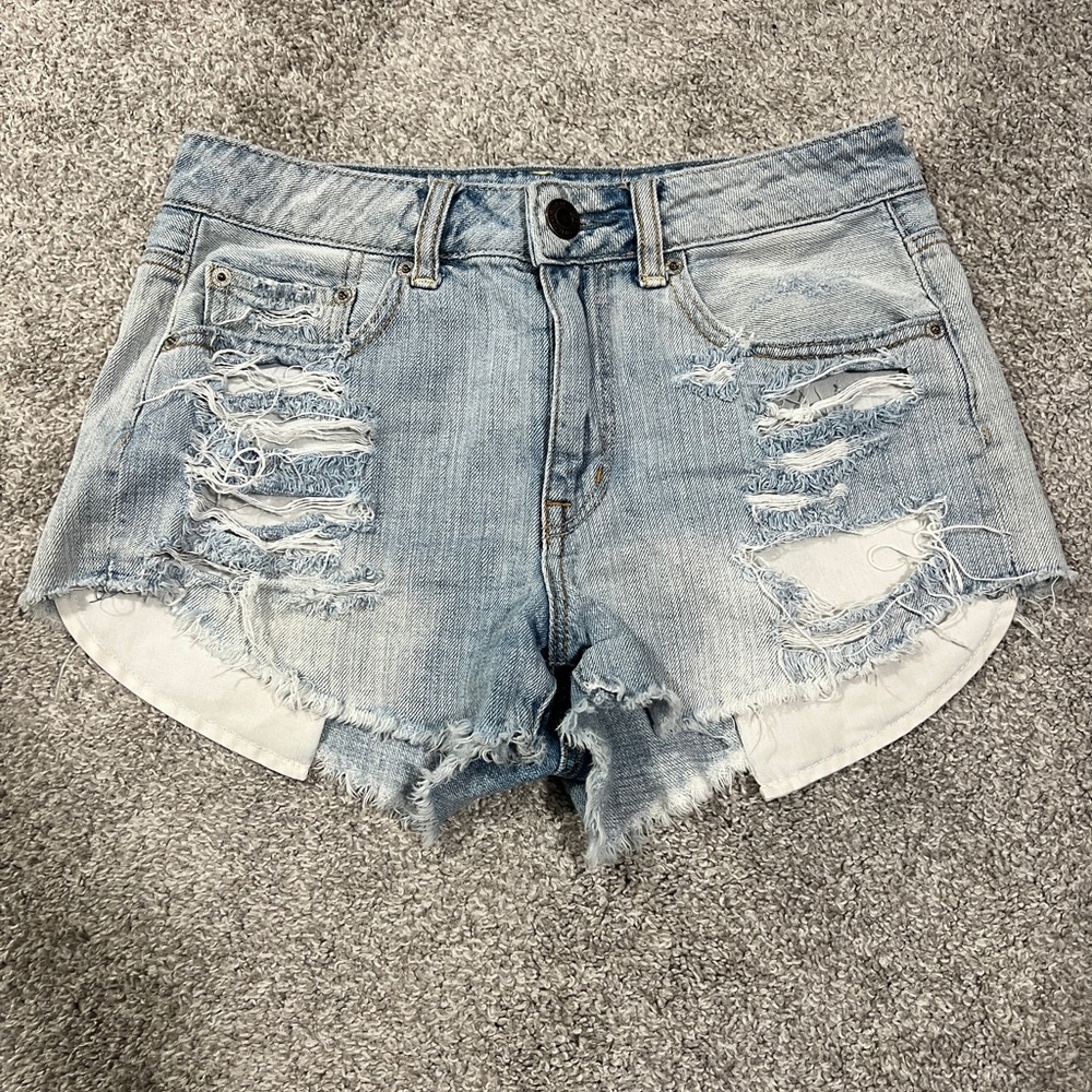 American Eagle Hi-Rise Festival Jean Shorts